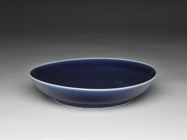 霽青釉盤