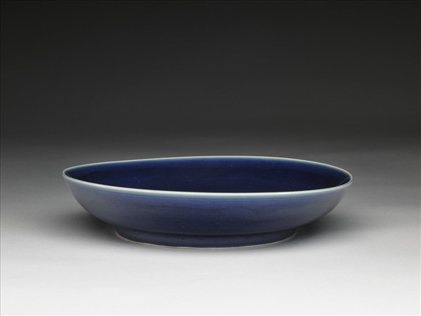 霽青釉盤