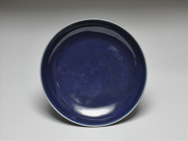 霽青釉盤