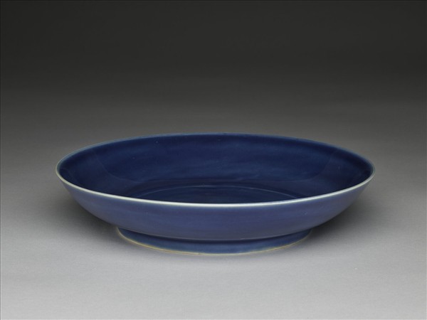 霽青釉盤
