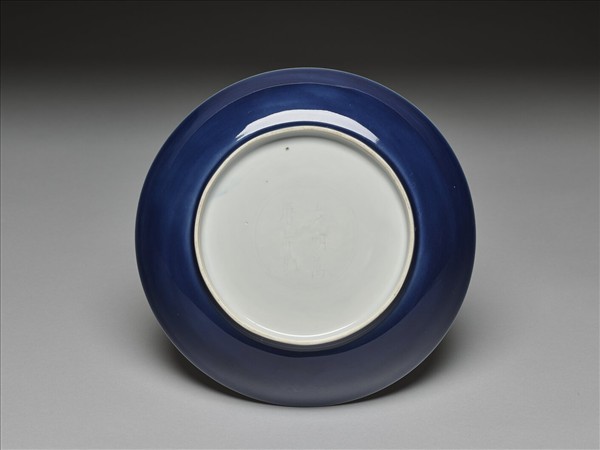 霽青釉盤