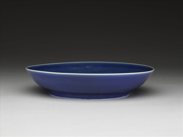 霽青釉盤