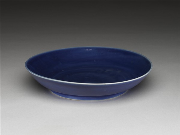 霽青釉盤