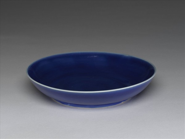 霽青釉盤