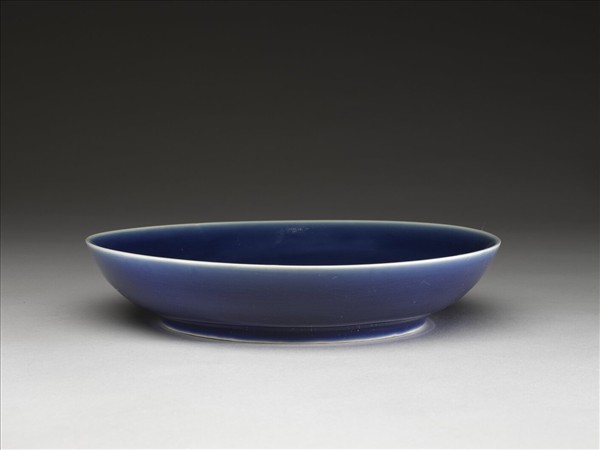 霽青釉盤