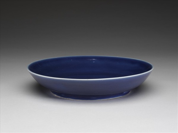 霽青釉盤