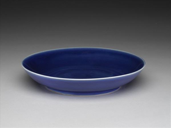 霽青釉盤