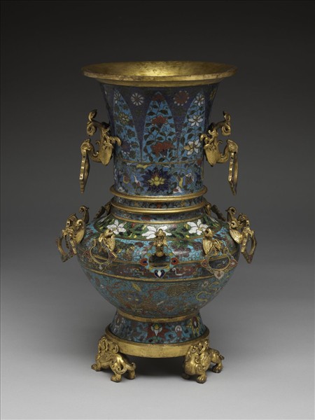 掐絲琺瑯鳳身瓶