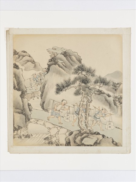 19世紀晚期茶葉貿易圖