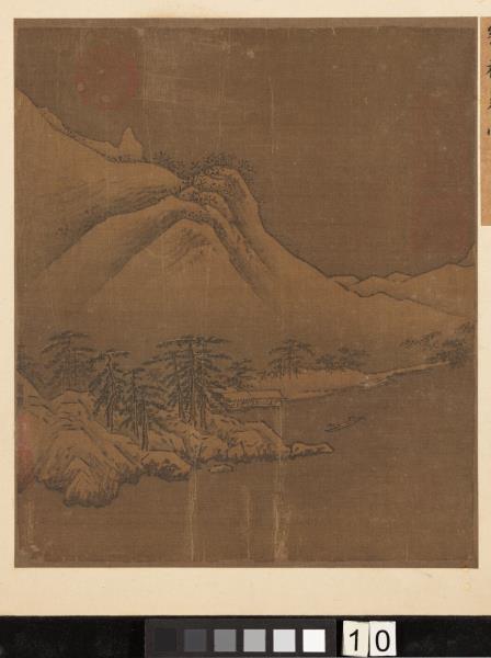 宋葉肖巖西湖十景圖　冊　斷橋殘雪