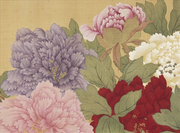 清惲壽平牡丹　冊　牡丹（三）