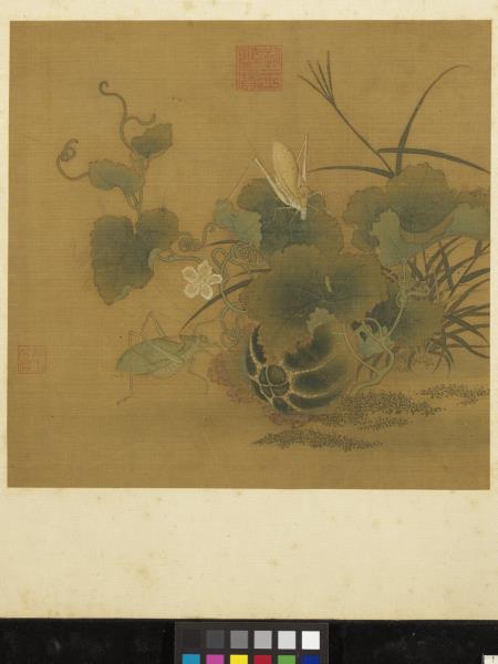 宋元集繪　冊　宋韓祐螽斯綿瓞