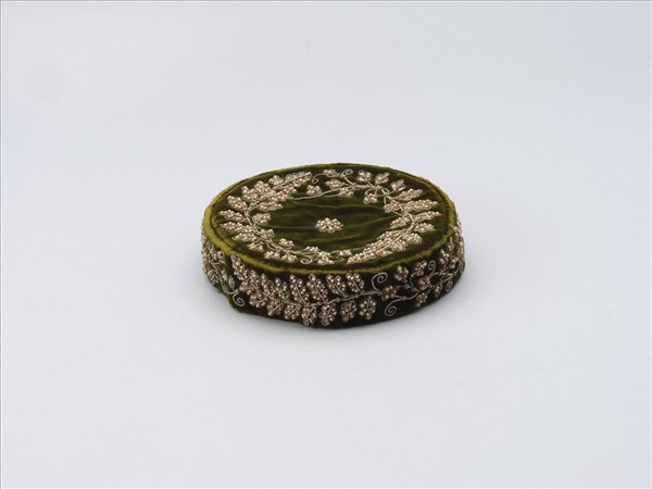 印度 金線繡小帽