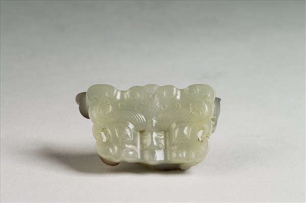 鳥紋玉劍珌改製玉飾