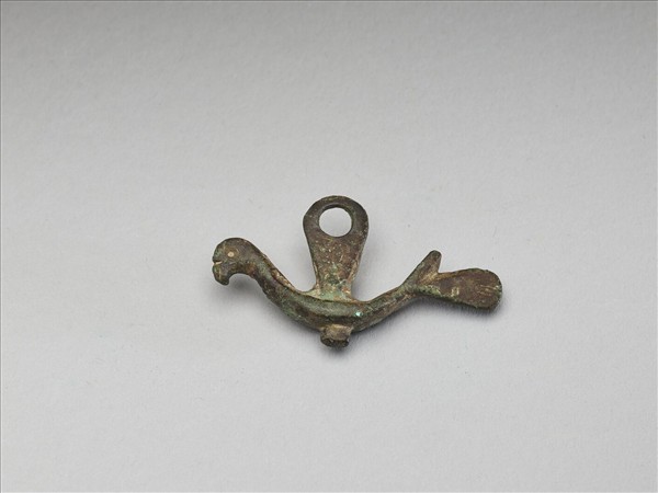 鳥形銅飾件
