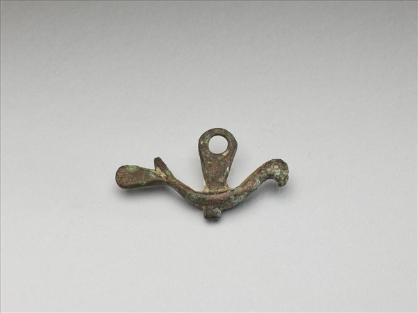 鳥形銅飾件