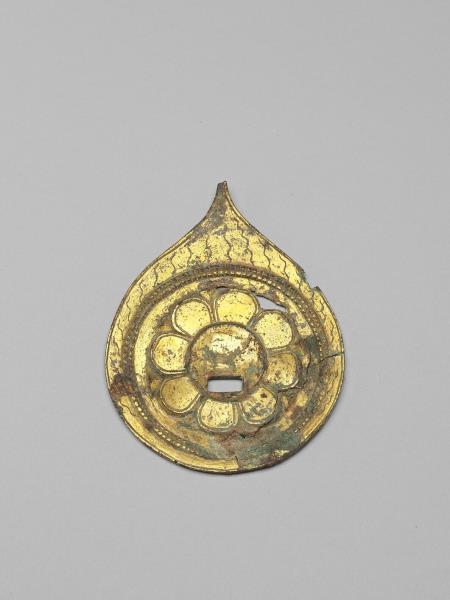 青銅鎏金觀音菩薩立像