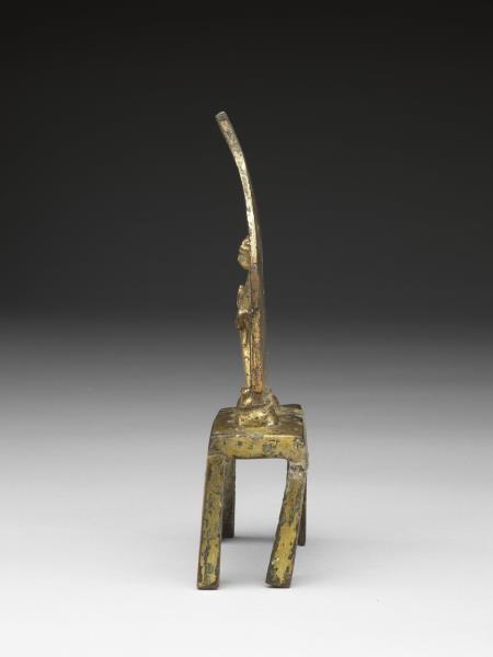 青銅鎏金二菩薩並立像- 故宮