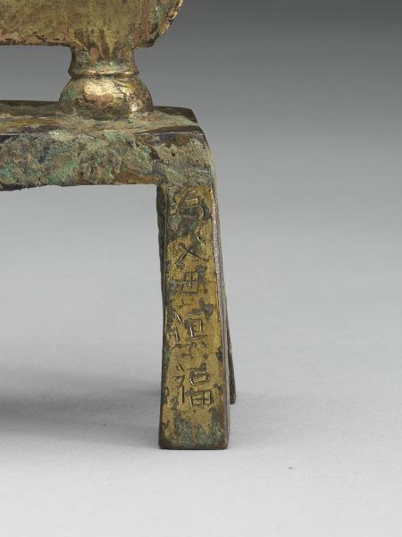 青銅鎏金二菩薩並立像