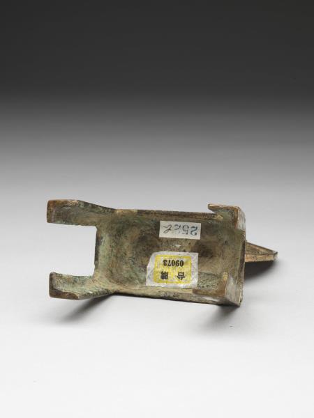 青銅鎏金二菩薩並立像