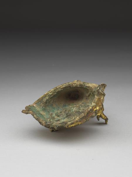 青銅鎏金佛坐像