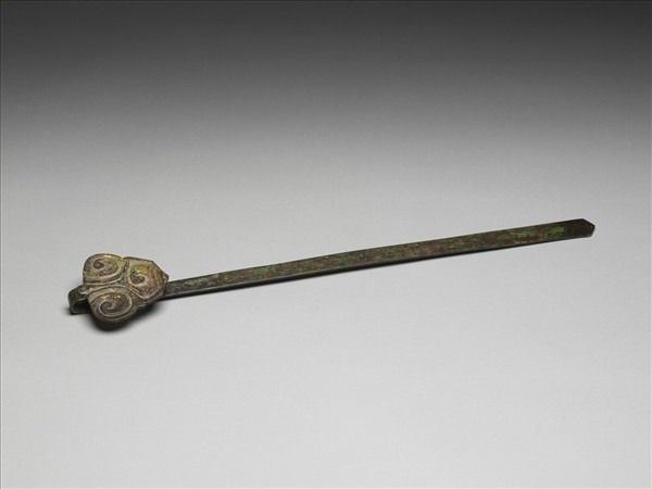 靈芝紋銅如意
