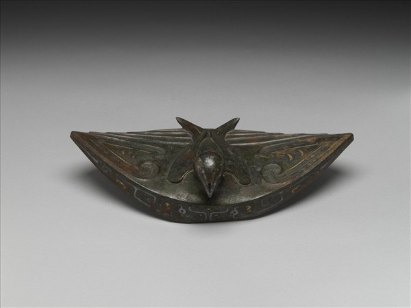 錯金銀獸面紋角