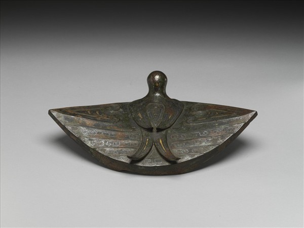 錯金銀獸面紋角