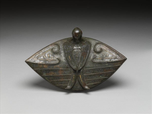 錯金銀獸面紋角