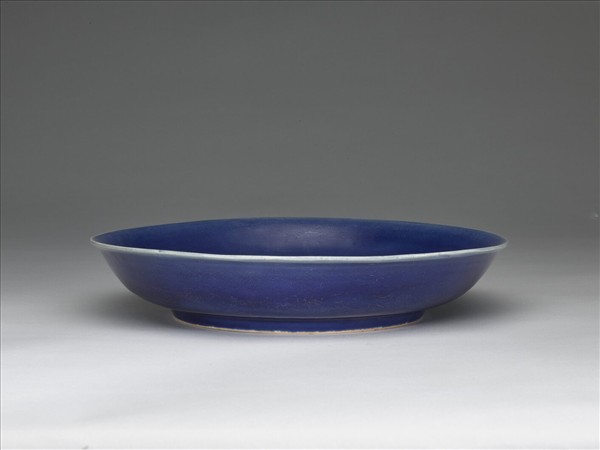 霽青釉盤