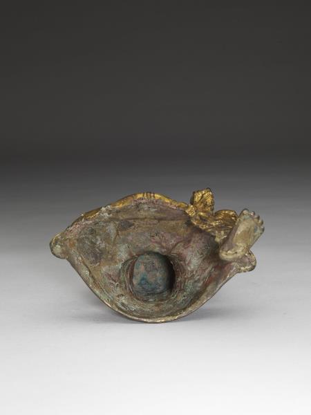 青銅鎏金觀音菩薩半跏像