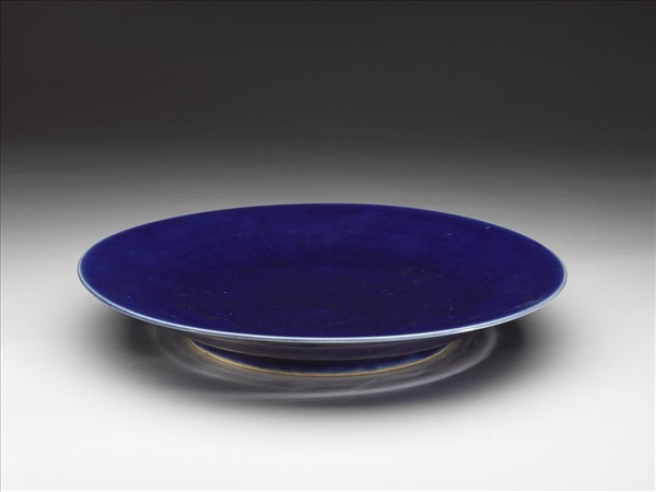霽青釉盤