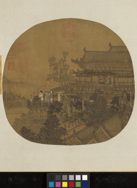 名繪集珍　冊　李□焚香祝聖