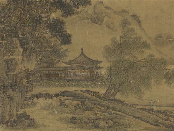 名繪集珍　冊　無款荷亭銷夏