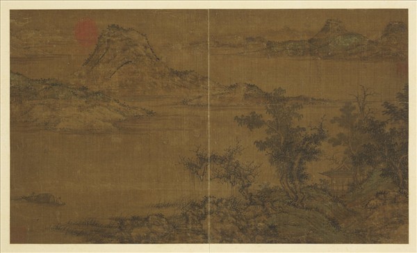 歷朝名人圖繪 　冊　無款山居圖