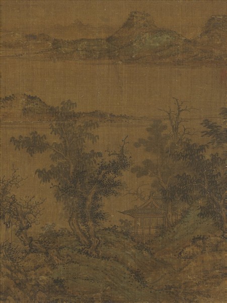 歷朝名人圖繪 　冊　無款山居圖