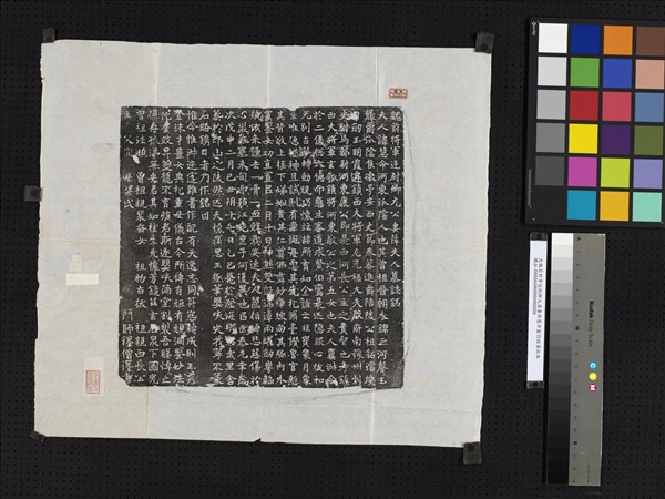 北魏前將軍廷尉卿元湛妻薛慧命墓誌銘墨拓本