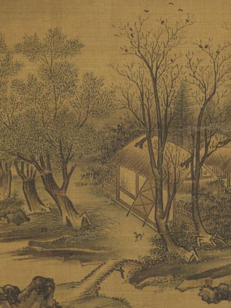 歷代畫幅集冊　冊　無款蘆汀白鷺