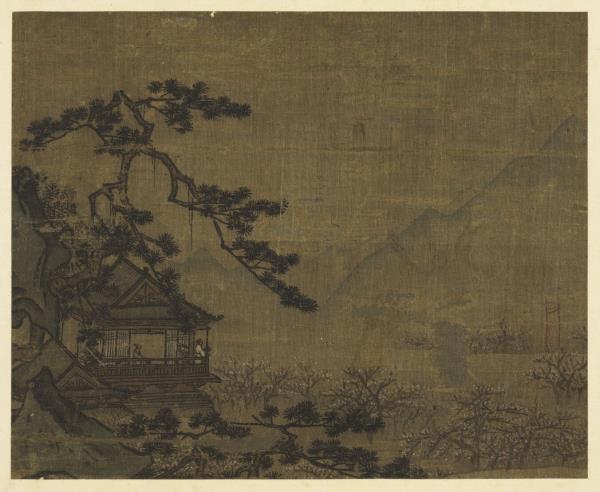 歷代畫幅集冊　冊　無款赤壁圖