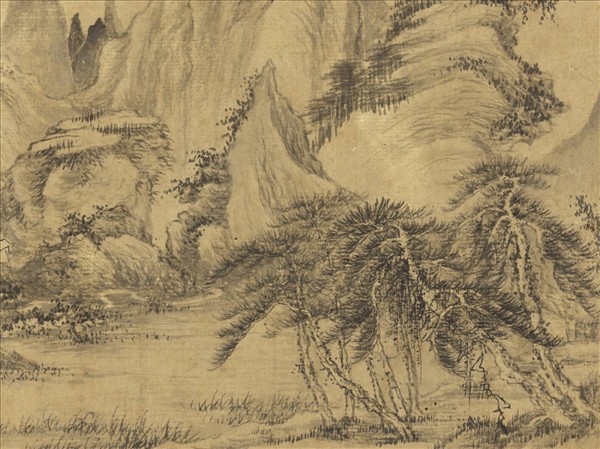 歷代畫幅集冊　冊　無款秋林歸牧