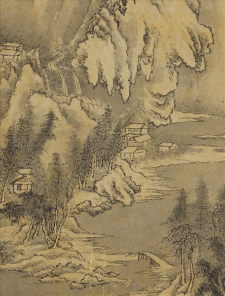 歷代畫幅集冊　冊　無款雪景