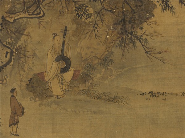 歷代畫幅集冊　冊　無款撥阮圖