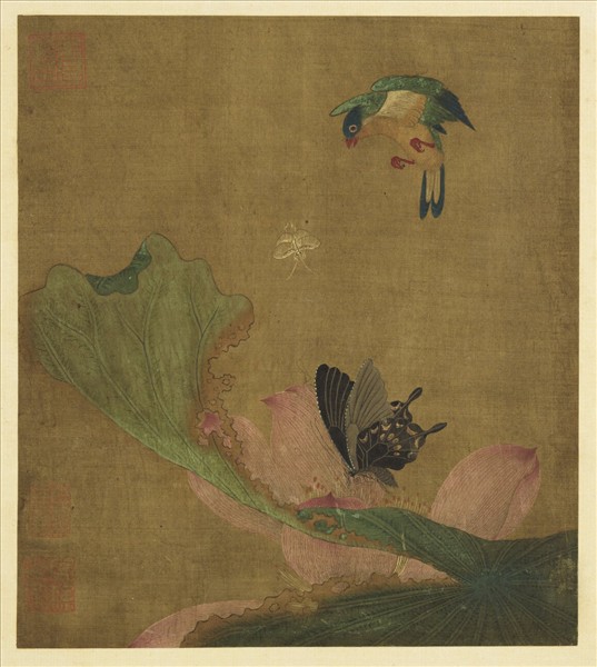 歷代畫幅集冊　冊　無款花鳥草蟲