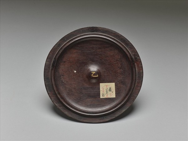 汀渚鷺鷥紋玉頂