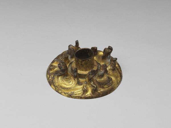 青銅鎏金觀音菩薩立像