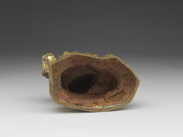 青銅鎏金文殊菩薩坐像- 故宮