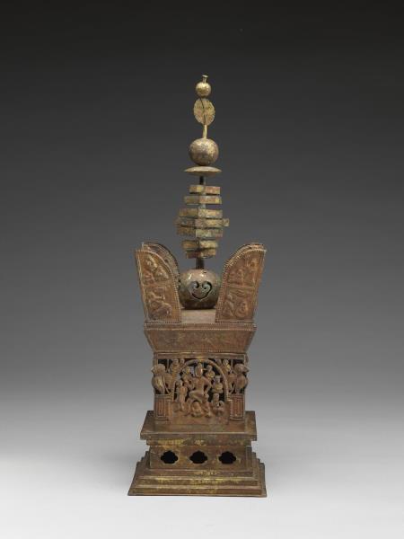 鍍金銅板舍利塔