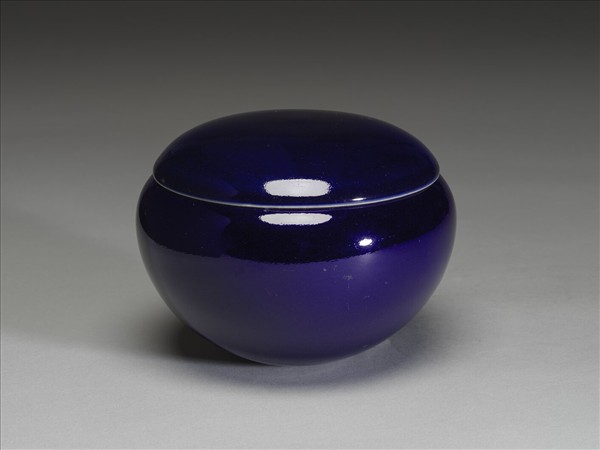 霽青釉缽式盒