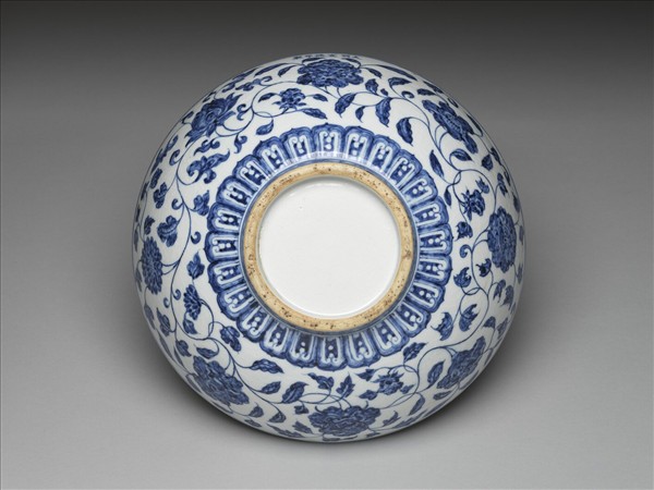 青花四季花卉紋碗