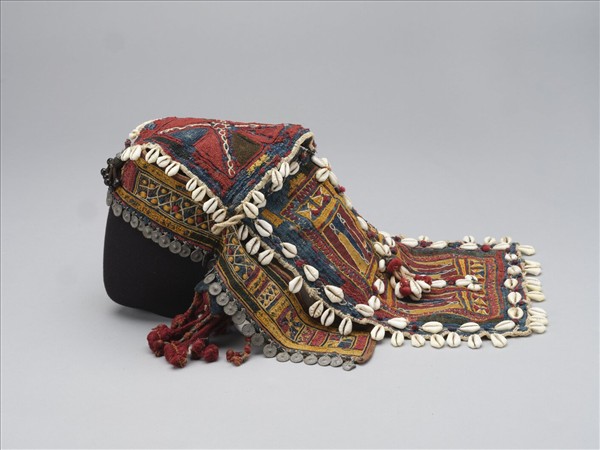 印度 多彩編繡帽